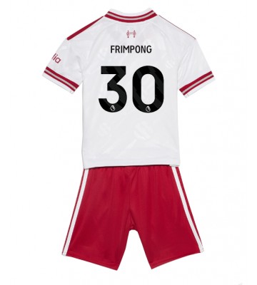 Liverpool Jeremie Frimpong #30 Replika Bortatröja Barn 2026-27 Kortärmad (+ Korta byxor)